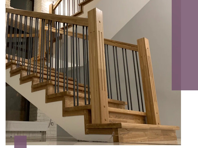 Реставрация деревянных и металлических лестниц в Лобне