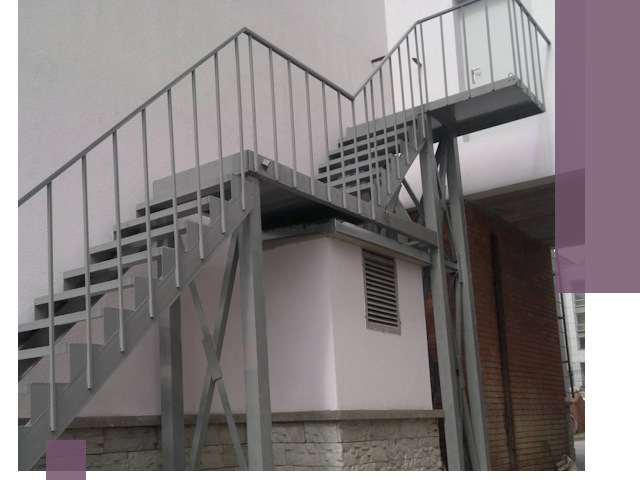 Монтаж пожарных лестниц под ключ в Лобне с гарантией качества