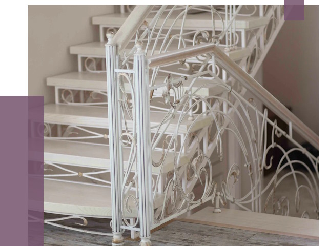 Изготовление кованых лестниц на заказ в Лобне от 87771 руб. | ПРОЛЁТ-Лбн