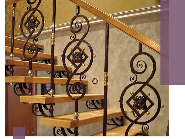 Изготовление кованых лестниц под ключ в Лобне