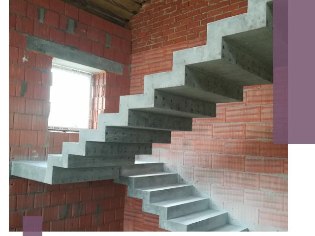 Бетонные лестницы под ключ в Лобне: монтаж, демонтаж, ремонт