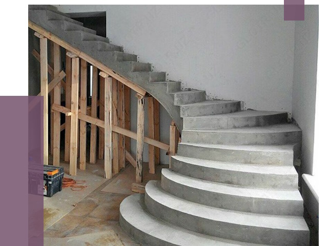 Изготовление бетонных лестниц под ключ в Лобне от 20136 руб. | ПРОЛЁТ-Лбн