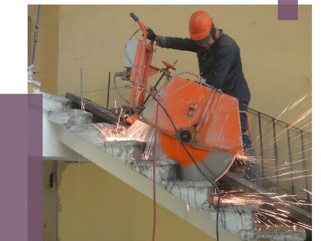 Демонтаж бетонных лестниц в Лобне от 4647 руб. за м2 | ПРОЛЁТ-Лбн