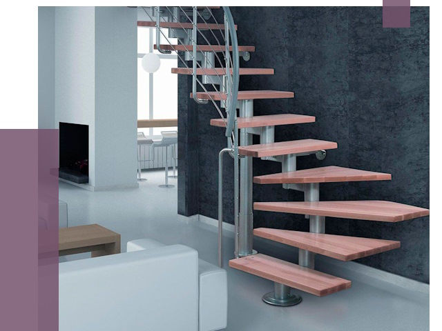 Модульные лестницы в Лобне от 17038 руб. — купить в ПРОЛЁТ-Лбн