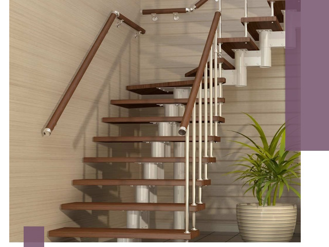 Изготовление модульных лестниц под ключ в Лобне