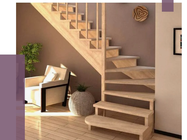 Изготовление Г-образных лестниц в Лобне от 19103 руб. 