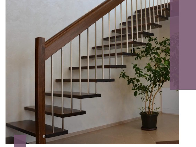 Лестницы на больцах под ключ в Лобне – изготовление и монтаж