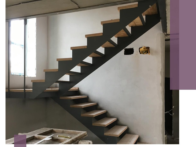 Изготовление лестниц на металлокаркасе в Лобне от производителя