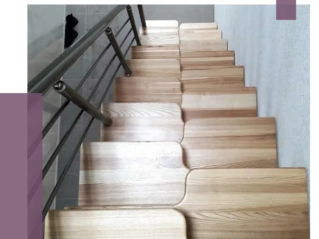 Лестницы гусиный шаг в Лобне от 13166 руб. под ключ | ПРОЛЁТ-Лбн