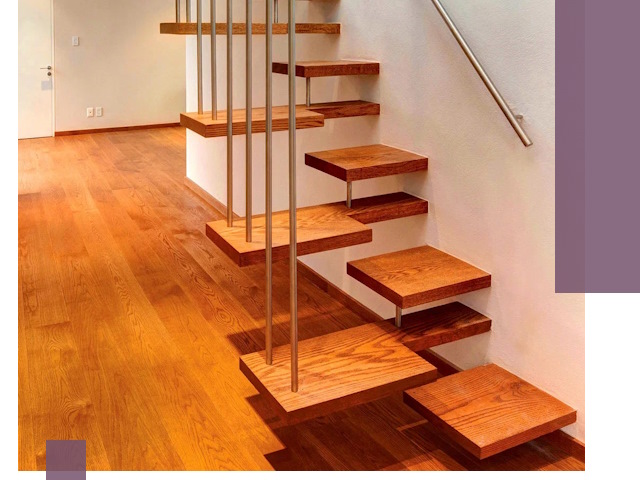 Лестницы «гусиный шаг» на заказ в Лобне для узких пространств