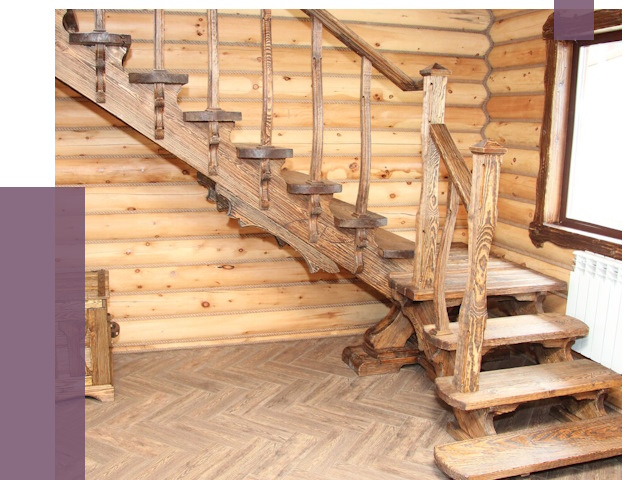 Лестницы в баню в Лобне от 19310 руб. — изготовление | ПРОЛЁТ-Лбн