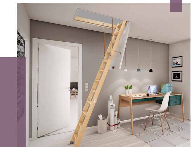Чердачные лестницы в Лобне — от 14715 руб. | ПРОЛЁТ-Лбн