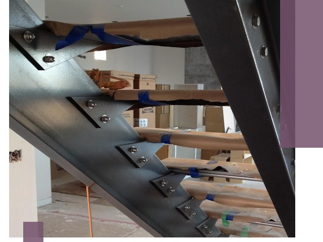 Усиление лестничных конструкций и усиление опор в Лобне