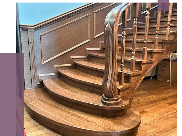 Дубовые лестницы под ключ в Лобне от 178124 руб. — ПРОЛЁТ-Лбн