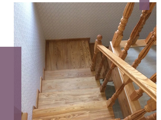 Сосновые лестницы в Лобне под ключ от 8158 руб.  | ПРОЛЁТ-Лбн