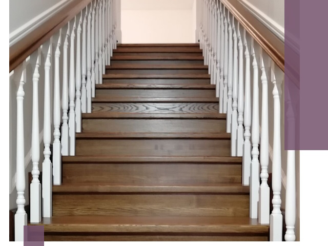 Лестницы из ясеня на заказ в Лобне — изготовление и монтаж