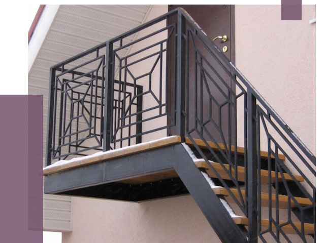 Металлические перила в Лобне от 4337 руб.  | ПРОЛЁТ-Лбн