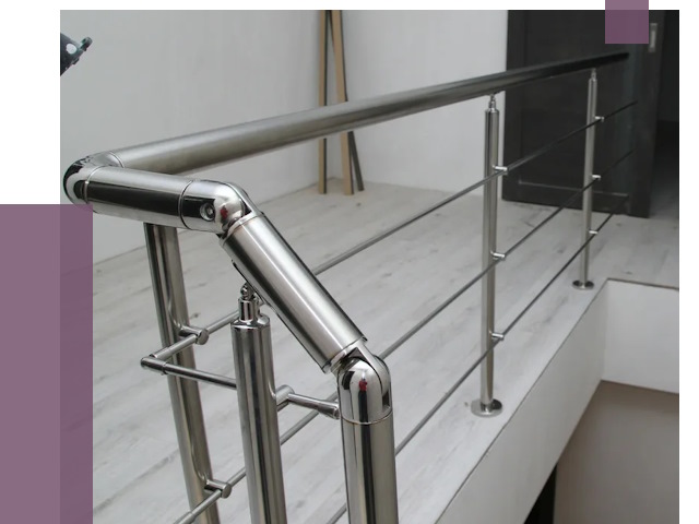 Перила из нержавеющей стали в Лобне от 9087 руб. под ключ | ПРОЛЁТ-Лбн