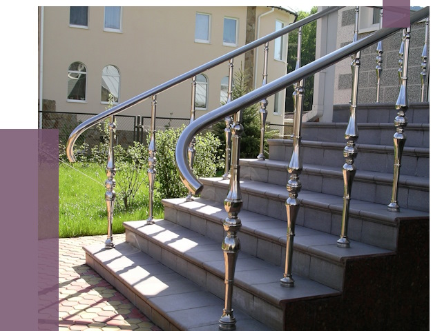 Перила для крыльца в Лобне от 10842 руб. — монтаж ПРОЛЁТ-Лбн