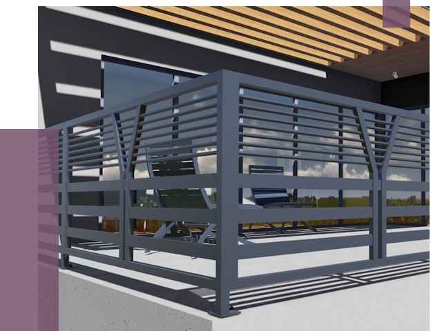 Изготовление балконных ограждений в Лобне от 10842 руб. | ПРОЛЁТ-Лбн