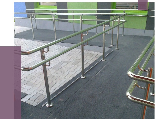 Ограждения пандусов в Лобне от 4389 руб. монтаж | ПРОЛЁТ-Лбн