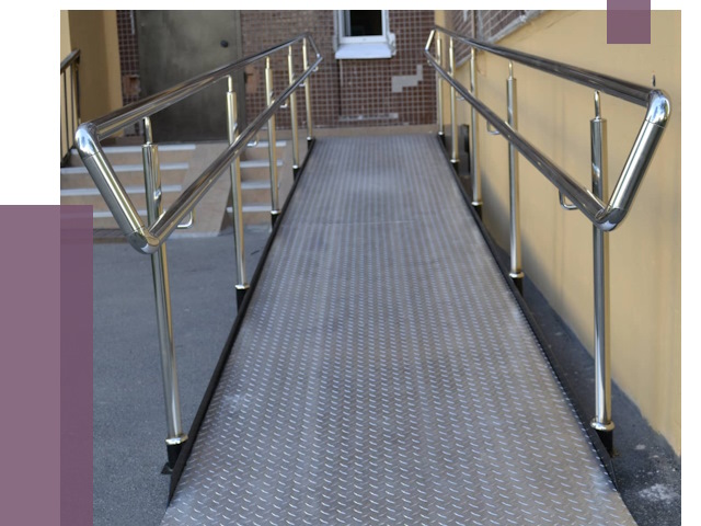 Пандусы в Лобне от 12391 руб. — установка для инвалидов | ПРОЛЁТ-Лбн