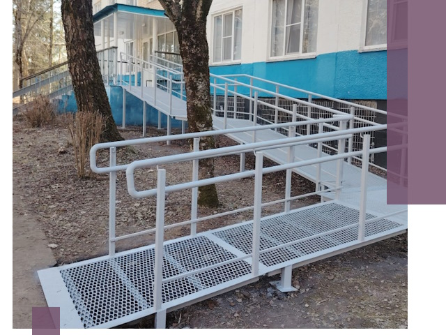 Пандусы под ключ в Лобне: изготовление, монтаж и демонтаж