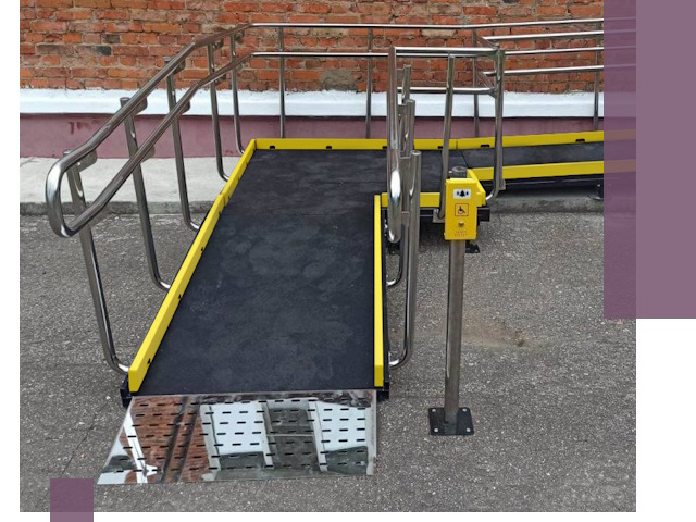 Изготовление наклонных пандусов для инвалидов в Лобне