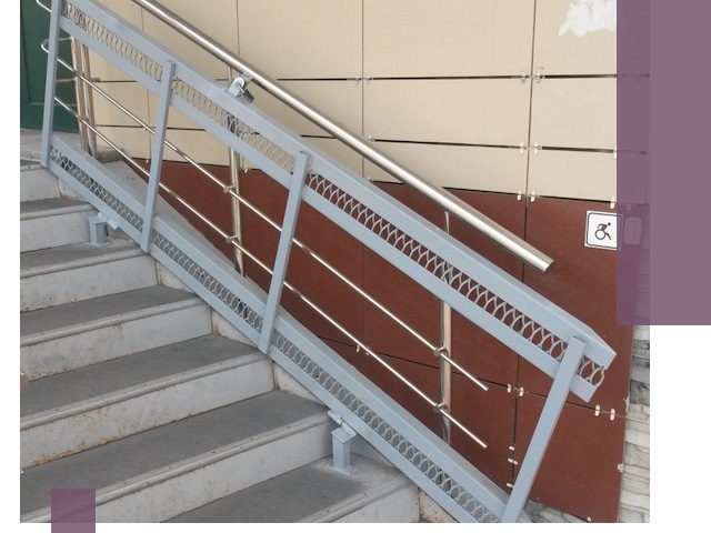 Изготовление откидных пандусов под ключ в Лобне