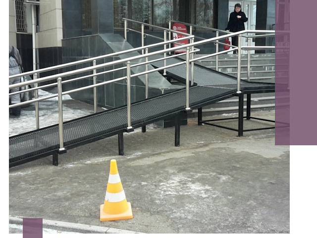 Стационарные пандусы под ключ в Лобне — изготовление и монтаж