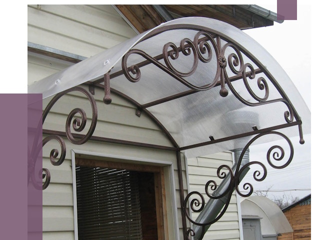 Изготовление козырьков в Лобне от 7435 руб. — заказать | ПРОЛЁТ-Лбн