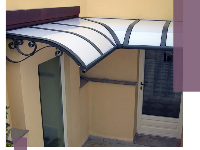 Монтаж козырьков любой сложности в Лобне под ключ