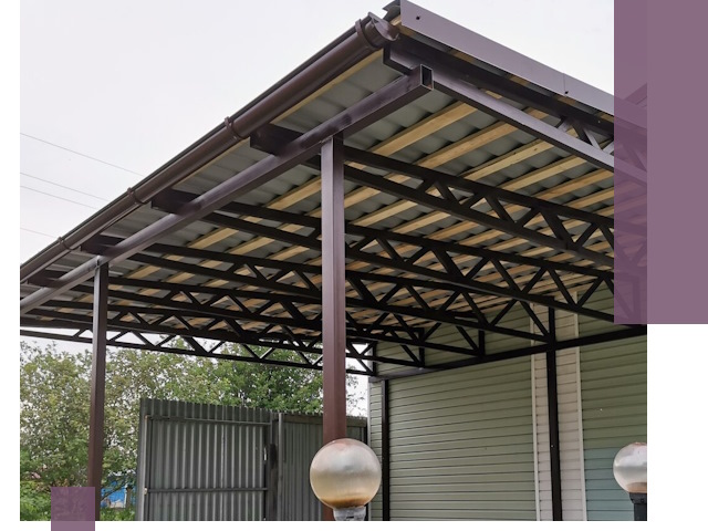 Навесы под ключ в Лобне: изготовление, монтаж и гарантия