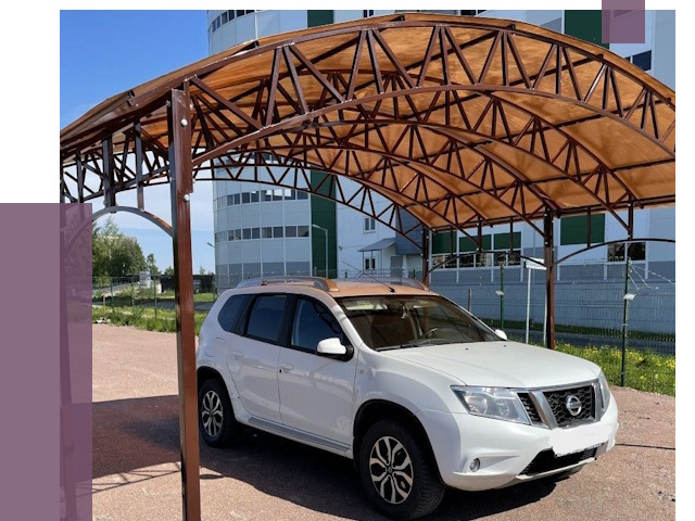 Недорогие навесы в Лобне от 43369 руб.  | ПРОЛЁТ-Лбн