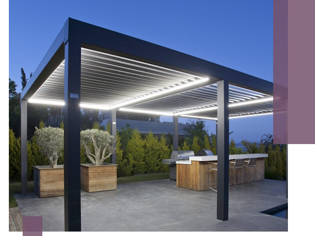 Навесы отдельно стоящие под ключ в Лобне из металла и поликарбоната