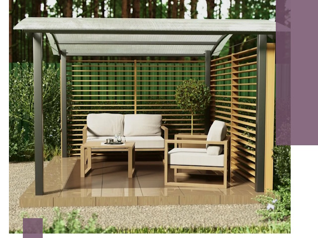 Навесы для дачи в Лобне: изготовление, монтаж и демонтаж