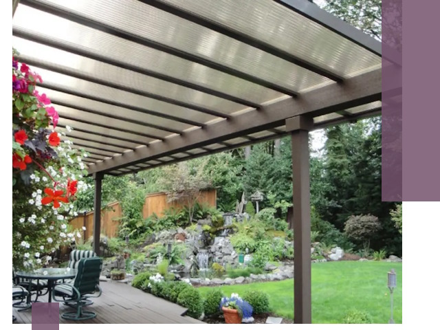 Навесы из поликарбоната под ключ в Лобне быстро и надёжно