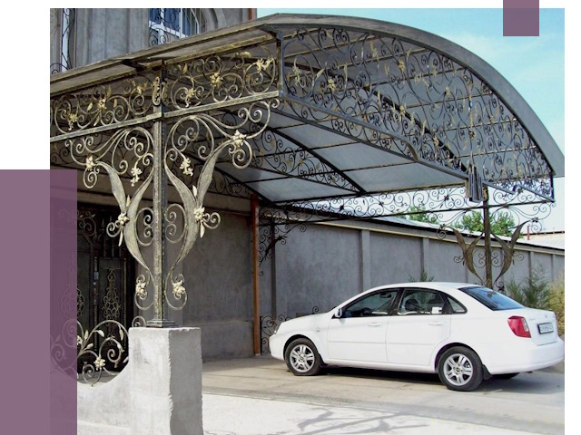 Кованые навесы в Лобне от 14715 руб. | ПРОЛЁТ-Лбн