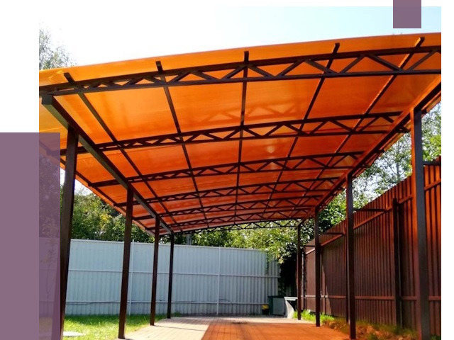 Односкатные навесы под ключ в Лобне от 13269 руб. 