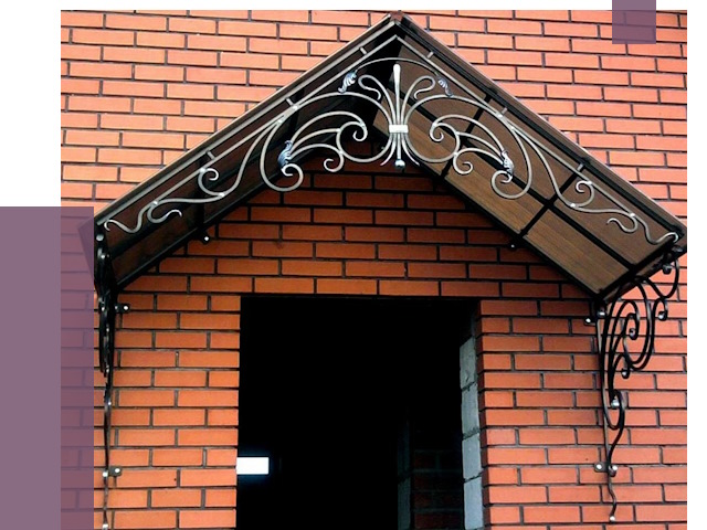 Металлические козырьки в Лобне от 10791 руб. 