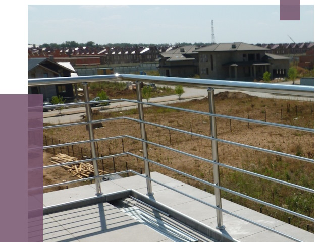 Парапеты из нержавеющей стали в Лобне от 8054 руб. за м² | ПРОЛЁТ-Лбн