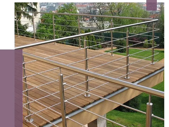 Алюминиевые парапеты в Лобне под ключ от 7848 руб. 