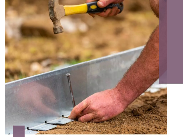 Монтаж металлических бордюров в Лобне быстро и качественно