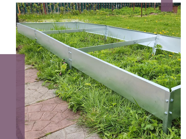 Металлические бордюры для грядок в Лобне от 1807 руб.