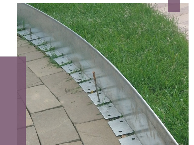 Металлические бордюры для тротуаров в Лобне от 8777 руб.