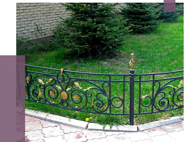 Кованые газонные ограждения в Лобне от 7693 руб. — ПРОЛЁТ-Лбн