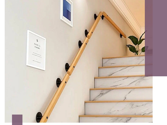 Поручни металлические и деревянные под ключ в Лобне