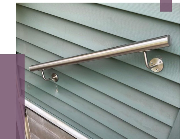 Поручни из нержавеющей стали в Лобне от 7745 руб.  | ПРОЛЁТ-Лбн